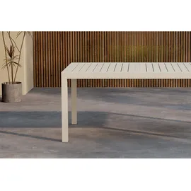 VCM Capo Gartentisch mit Auszug 160 x 240 x 75 cm Beige