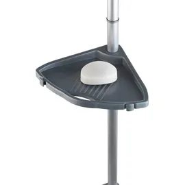 Wenko Teleskop-Duschecke Compact Aluminium, Silber