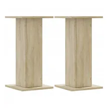 vidaXL Lautsprecherständer 2Stk. Sonoma-Eiche 30x30x60cm Holzwerkstoff