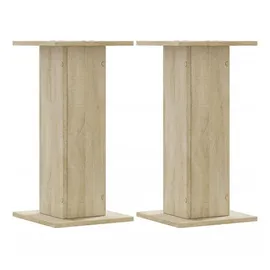 vidaXL Lautsprecherständer 2Stk. Sonoma-Eiche 30x30x60cm Holzwerkstoff