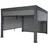 mit Seitenwand Anthrazit 10 cm Alu-Gestell 3 x 3 m
