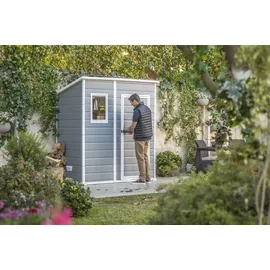 KETER Manor Pent 6x4 1,84 x 1,11 m grau/weiß
