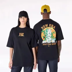 NEW ERA NE Drink Graphic Oversized T-Shirt - Schwarz - L