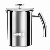 Bialetti Manueller Milchaufschäumer Edelstahl Induktion