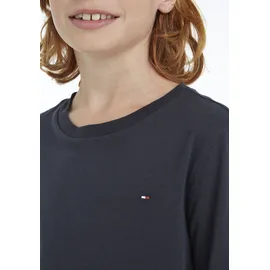 Tommy Hilfiger Basic Knit Langarm-T-Shirt Sky Captain 10 Jahre