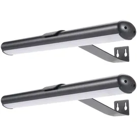 ideoon lights Elegante Wand- und Bildleuchte (2er-Set) 2er-Set schwarz