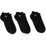 Lacoste Sneakersocken 3er Pack Schwarz 35-38