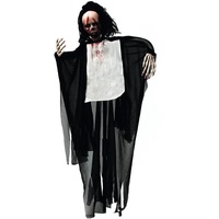 Europalms Halloween Figur Geist, animiert 95cm | Halloween-Dekoration Geist