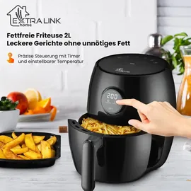 Extralink Heißluftfritteuse SJ-200 2L schwarz