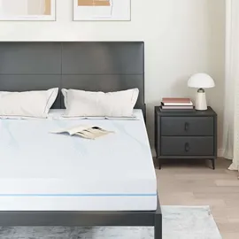 vidaXL Matratze Weiß 160 x 200 cm der Schaum