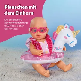 BABY BORN Puppenzubehör Schwimm-Set Einhorn rosa 839447