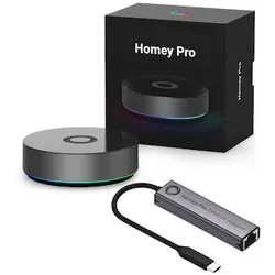 Homey Pro Smart-Home-Zentrale Gateway + Ethernet Adapter