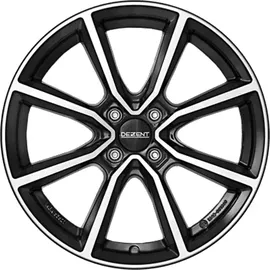 Dezent TN dark 7,0 x 17 4 x 100 ET38 MB60,1 Schwarz Poliert