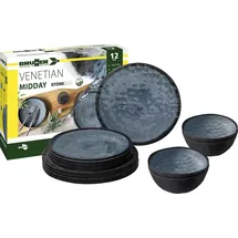 Brunner Midday Venetian Campinggeschirr Set 12-tlg. blau