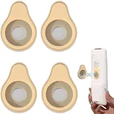 COYUN 4 Pcs Magnetische Fernbedienung Halterung Halterung Fernbedienung,Verbesserter Starker Magnethalterung,Selbstklebender Rückseite Wandhalterung Fernbedienung für Fernseher,Ventilator,Klimaanlage
