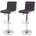 Proregal 2er Set Sitzhöhe 63-87 cm Dunkelgrau/Weiß