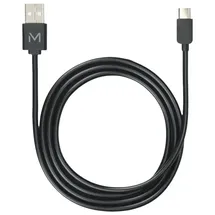 Mobilis USB-A auf USB-C 1 m Schwarz