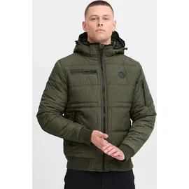 Blend BHBoris Herren Winterjacke Steppjacke Jacke gefüttert mit abnehmbarer Kapuze Reißverschlusstaschen Regular fit - Grün - M