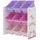 [en.casa] Kinderregal Muxía 60 x 62 x 26,5 cm Holzwerkstoff Einhorn rosa-lila-weiß