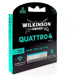 Wilkinson Rasierklingen Quattro Titanium Sensitive 8 St.