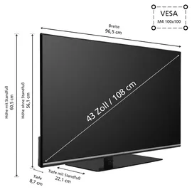 JVC LT-43VDQ6555 43" QLED 4K UHD Smart TV