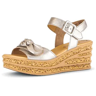 Gabor Keilsandaletten Damen Gold 40