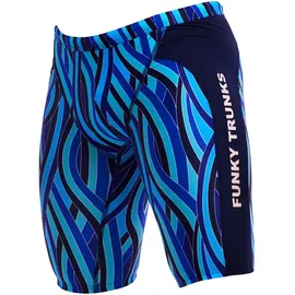 Funky Trunks Training Jammer für Triathleten chlorbeständig in blau | Snork City - AUS 36