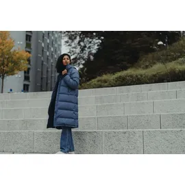 Bergans Damen Urban Down Long Mantel (Größe L, blau)