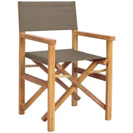 vidaXL Gartenstuhl 56 x 54 x 87 cm braun/taupe 1 St.
