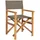 vidaXL Gartenstuhl 56 x 54 x 87 cm braun/taupe 1 St.