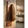 KADIMA DESIGN Wandgarderobe Sheesham 40 x 140 x 7 cm Braun