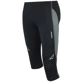 Airtracks Lauftight 3/4 Lang Pro Air Schwarz Grau SCHWARZ 2XL