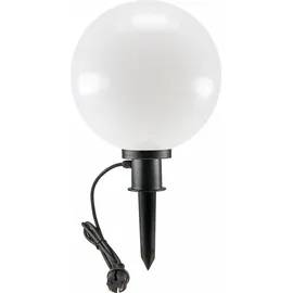 ChiliTec Wegeleuchte CT-GL30cm, Kunststoff, weiß, mit E27-Fassung, 230V, für außen, 30 cm