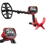 Minelab Vanquish 340 Multifrequenz Auto-Select Metalldetektor für Erwachsene mit der Wasserdichten V10 10“x7“ Doppel-D-Spule (3 Suchmodi)