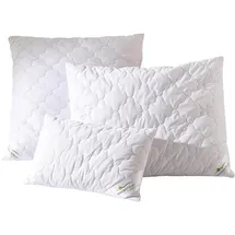 Traumschlaf Kamelhaar Kissen 40 x 40 cm Weiß