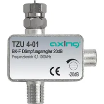 Axing TZU 4-01 BK-Dämpfungsregler für F-Stecker (0,5-20 dB)