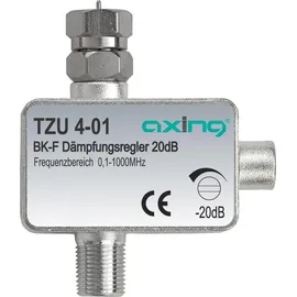 Axing TZU 4-01 BK-Dämpfungsregler für F-Stecker (0,5-20 dB)