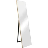 Standspiegel Barletta 150x35 cm neigbar Gold [en.casa]