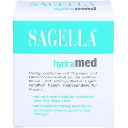 SAGELLA hydramed Intimwaschlotion Tücher 10 St.