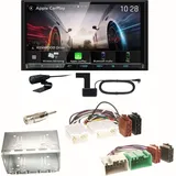 Kenwood DMX8021DABS Android Auto CarPlay Einbauset für Volvo S40 V40 850