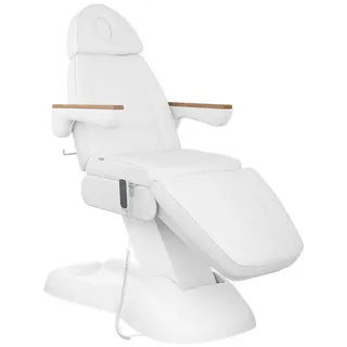 Physa Massageliege Kosmetikliege Massagebett Elektrisch Therapieliege Weiß, Weiß weiß