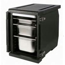 Thermo Future Box EPP Thermobox Frontlader, Nutzinhalt 93 Liter, schwarz