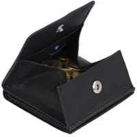 LEAS Wiener Schachtel mit großem Kleingeldfach, Echt-Leder, schwarz Special Edition