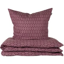 SCHIESSER Drops Feinbiber Rot 135 x 200 cm + 2 x 80 x 80 cm