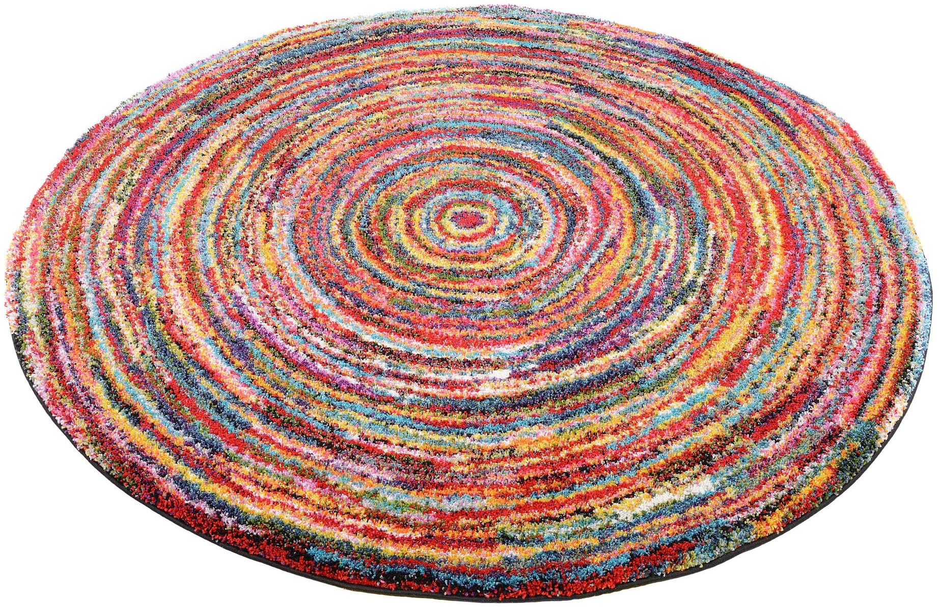 Teppich OCI DIE TEPPICHMARKE "SIXTEEN ROUND" Teppiche Gr. Ø 200 cm, 25 mm, 1 St., bunt (multi) Esszimmerteppiche