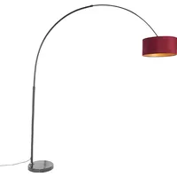 QAZQA Bogenleuchte 50 cm Rot/Gelb