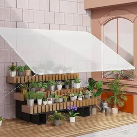 Woltu Abdeckplane transparent 3x5 m