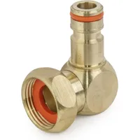 Bradas Winkel-Hahnanschluss Hahnstück 3/4" Messing