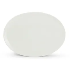 BONBISTRO Teller flach 24x17cm weiss Cirro 4 Stück