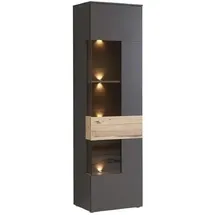 Forte Vitrine Como 60,4 x 41,3 x 203,3 cm Grau